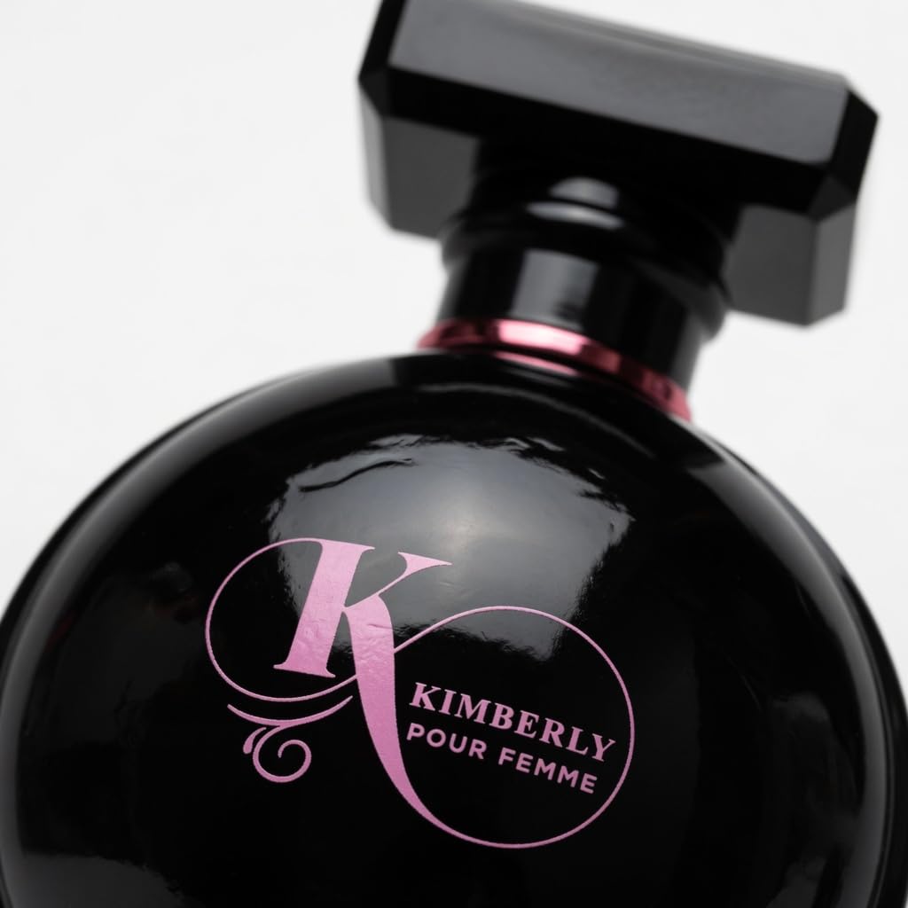 Kimberly Perfume for Women — Celebrity Pop Eau de Parfum Spray, Pink Grapefruit Peony Musk Fragrance, 3.4 Fl Oz / 100 ml