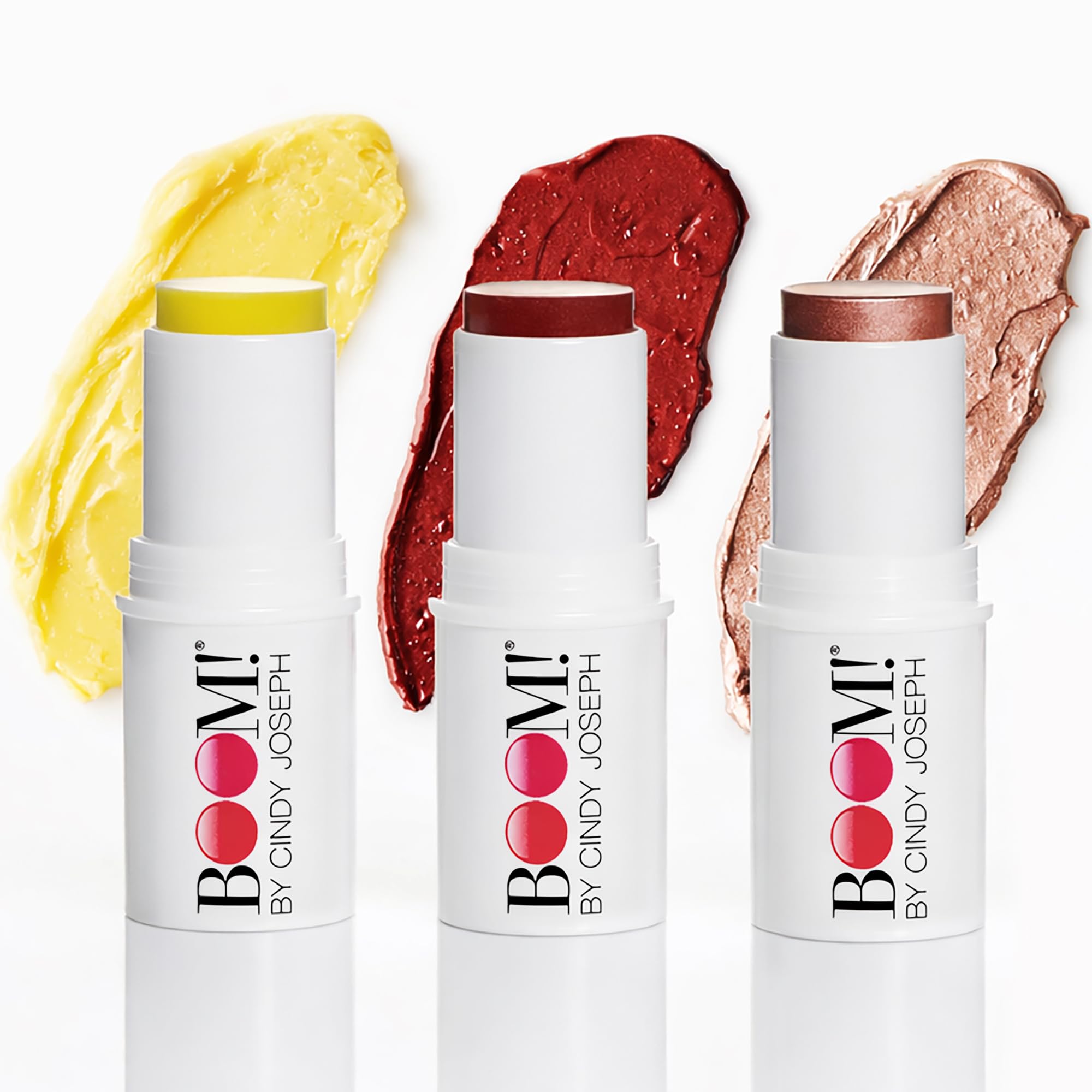 Boomstick Color® All-in-One Cream Blush for Cheeks, Eyes & Lips, Long Wearing, Blendable Makeup Blush Stick for Mature Skin, Cruelty Free Lip Cheek Tint with Skincare Benefits, Cindy Joseph Heritage