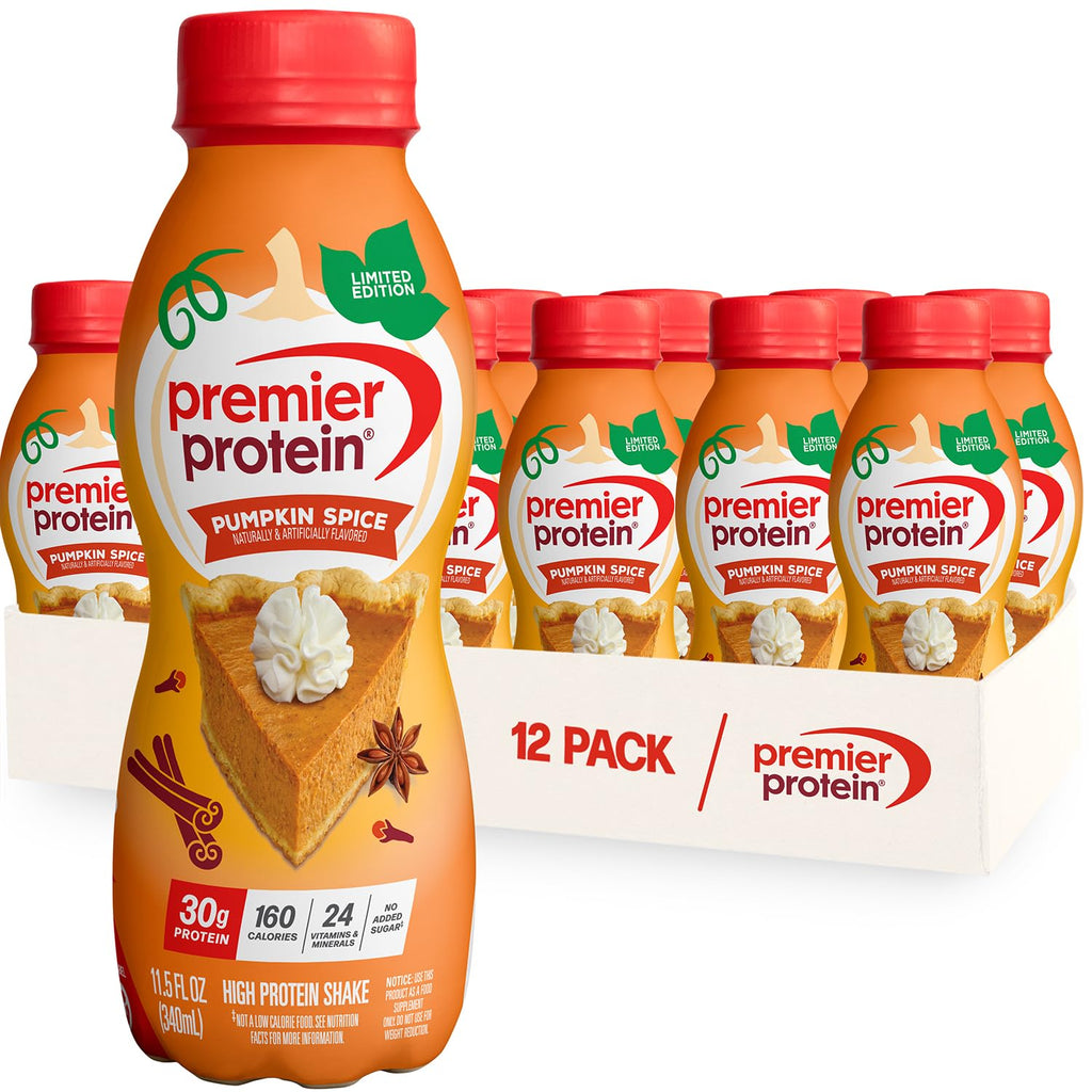 Premier Protein 30g High Protein Shake, Peaches & Cream, 12 Pack
