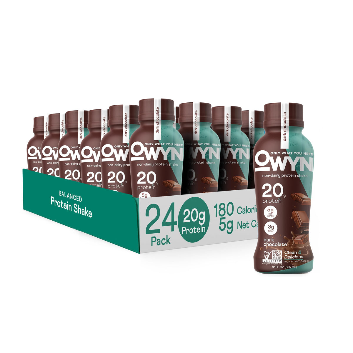 OWYN Only What You Need Cold Brew Coffee Flavored 20g Protein Shake, 12 Ct
