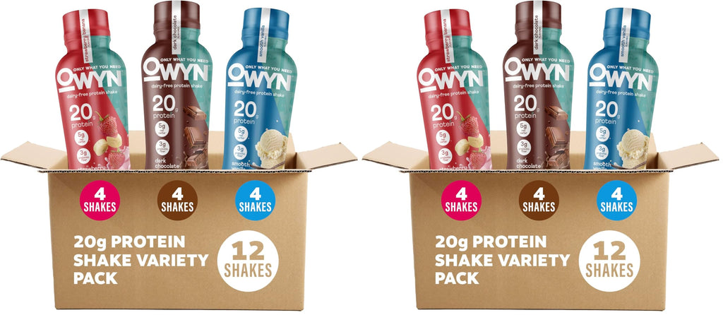 OWYN Only What You Need Cold Brew Coffee Flavored 20g Protein Shake, 12 Ct