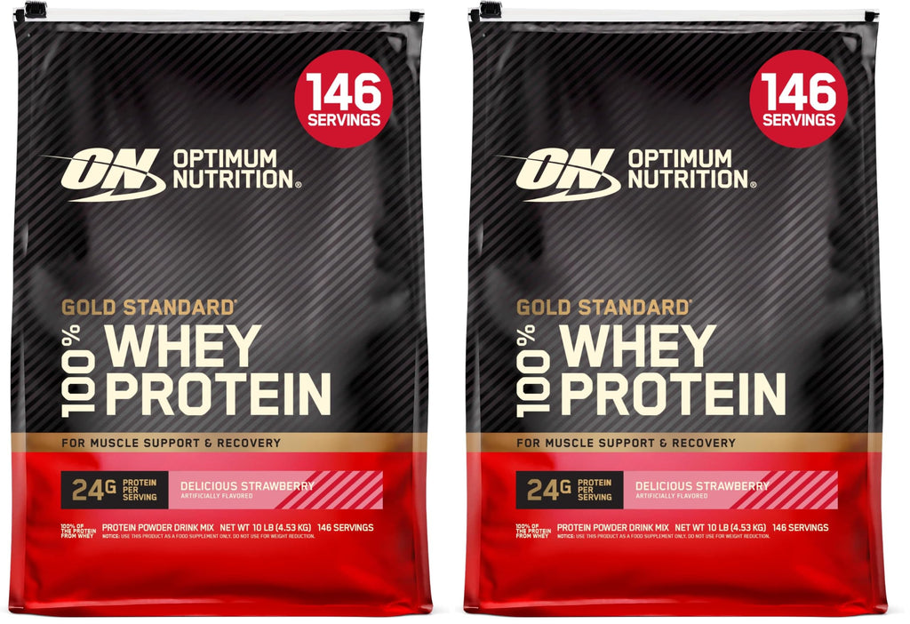 Optimum Nutrition Gold Standard Whey Protein, Double Rich Chocolate, 2 LB